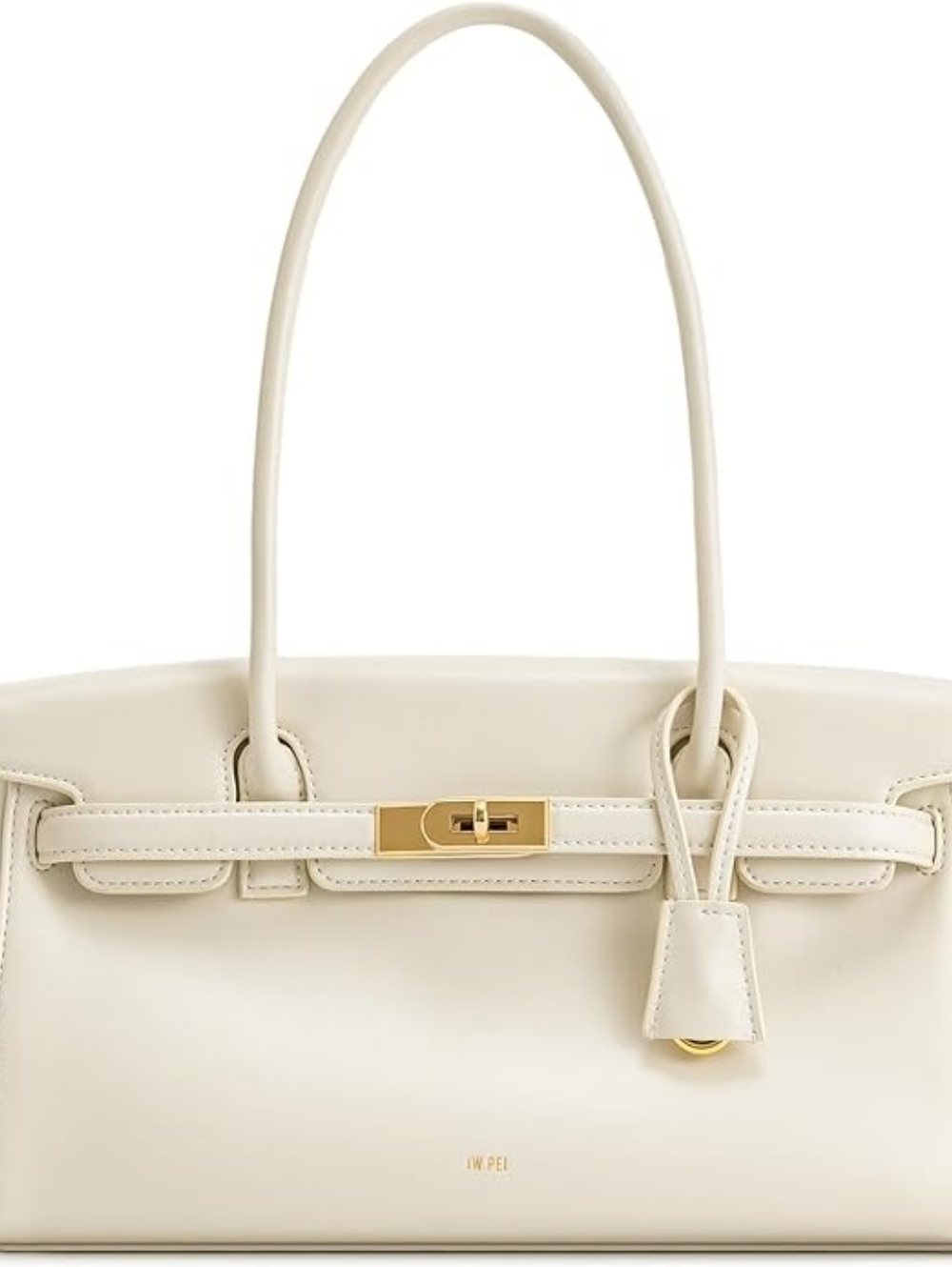 NEW!!! JW PEI Yara Cream Shoulder Bag with Gold Accents